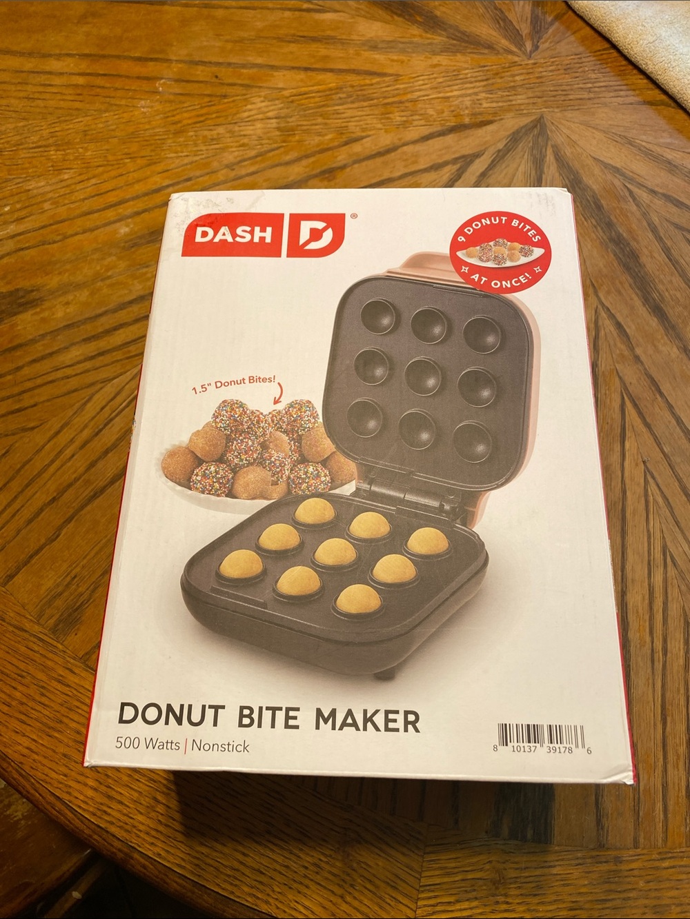 Ash Donut Bite Maker in Rose Gold - Nonstick 500W